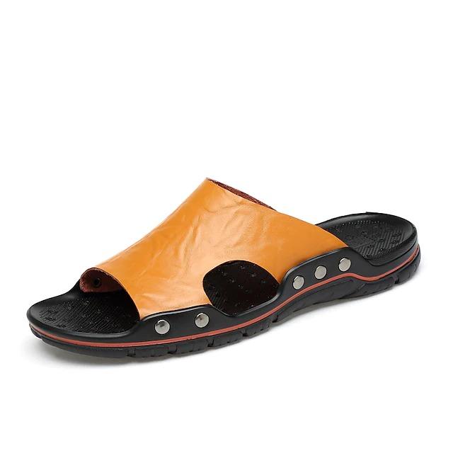 2023 Men's Leather Summer Sandals