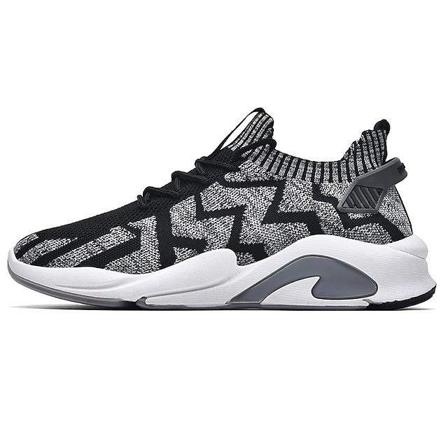 Men's Sneakers Air Cusion Knitted Running