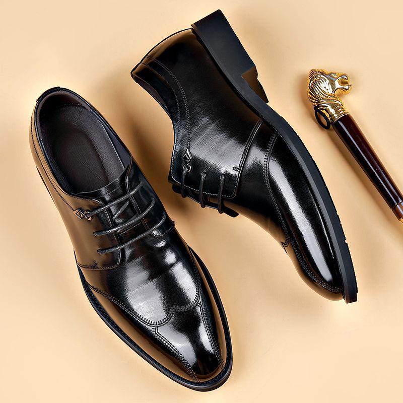 Men's all-match fashion casual leather shoes