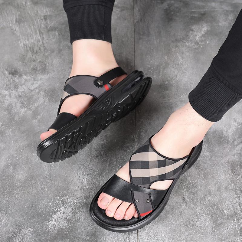 Men's PVC Breathable Casual Outdoor Beach Sandals