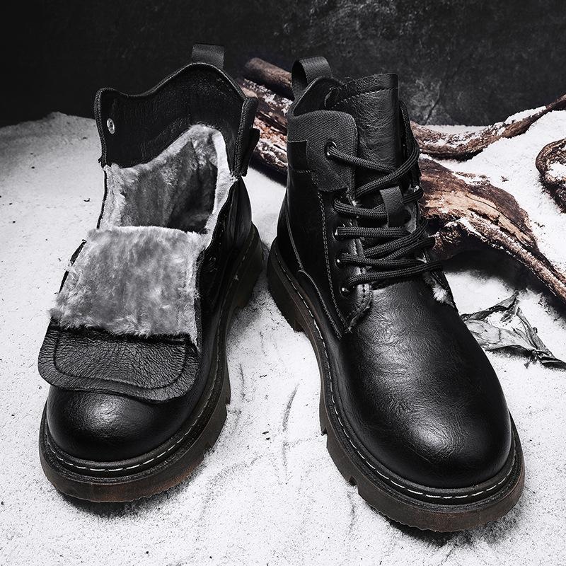 Men's Snow Winter Fur Keep Warm Casual Snow Boots