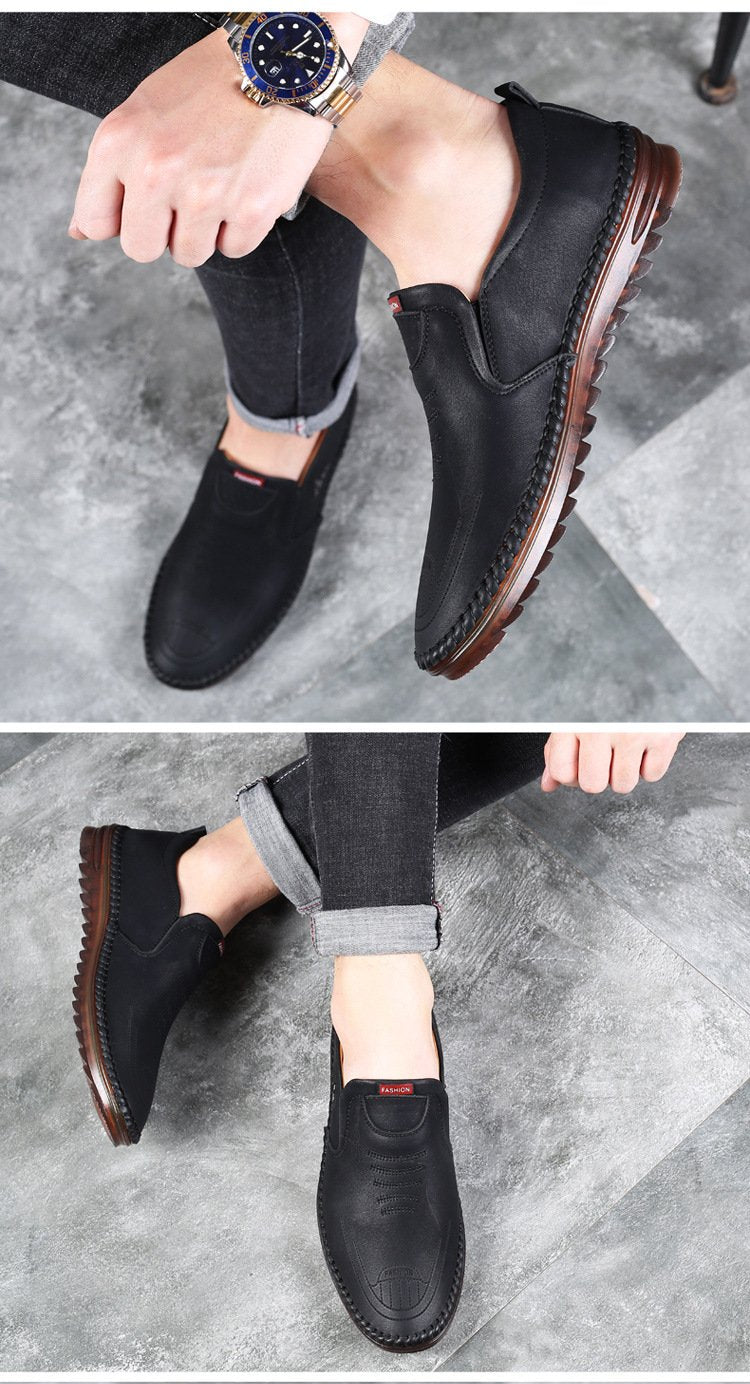 Men's Casual Fashionable Soft-sole Leather Shoes