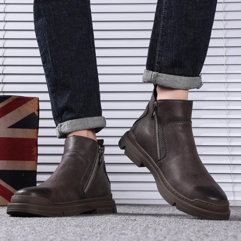 Leather Casual Martin Boots