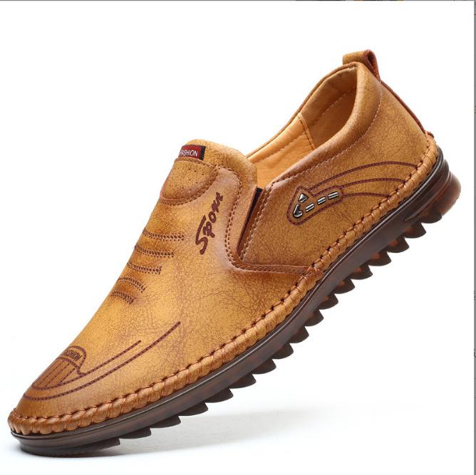 Men's Casual Fashionable Soft-sole Leather Shoes