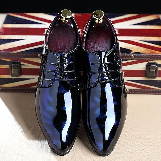Men's Oxfords Dress Shoes Business Daily Party & Evening Office & Career Patent Leather