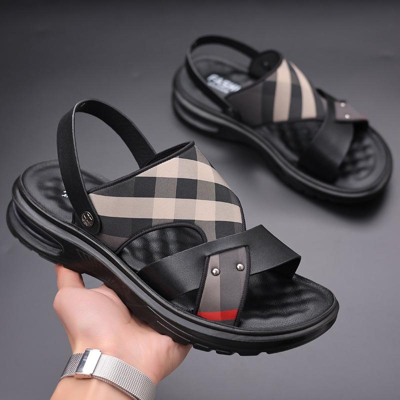 Men's PVC Breathable Casual Outdoor Beach Sandals