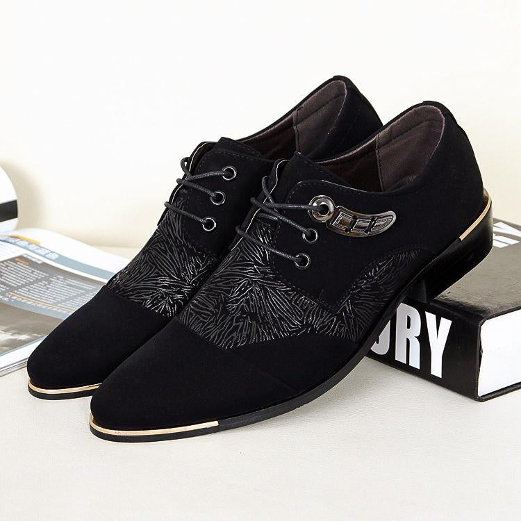 Flow suede business shoes
