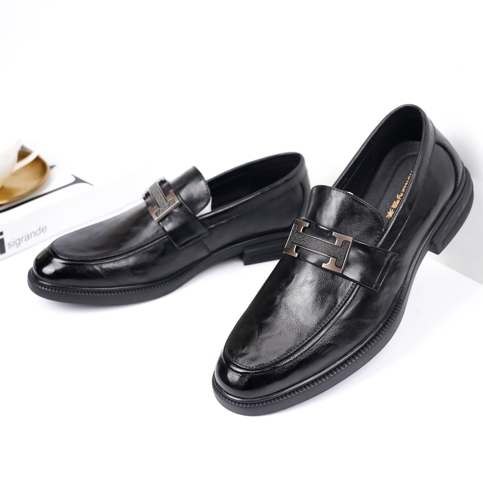 Men's Loafers & Slip-Ons Microfiber Breathable Leather Loafers