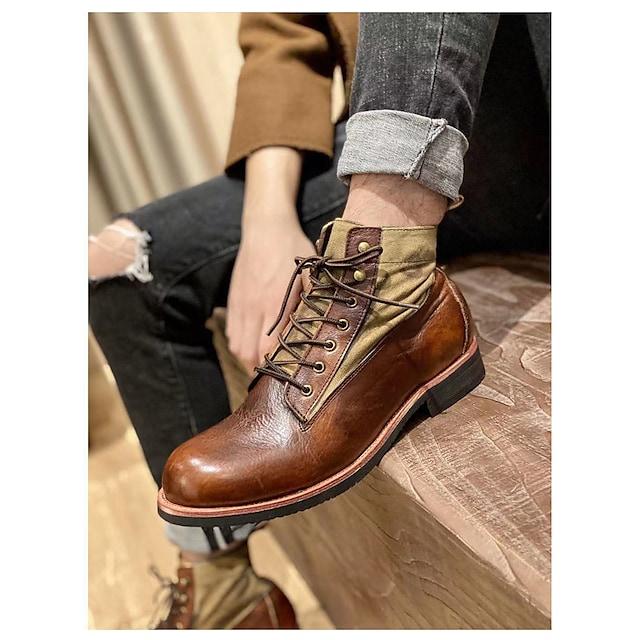 Men's Vintage Classic Outdoor Party Combat Boots