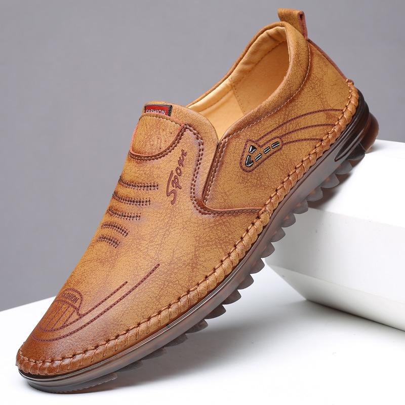 Men's Casual Fashionable Soft-sole Leather Shoes