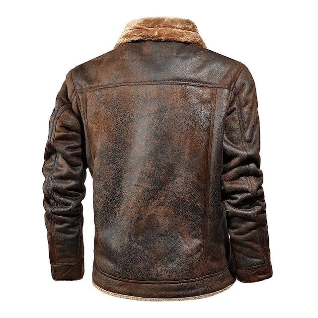 Men's Sherpa Leather jacket