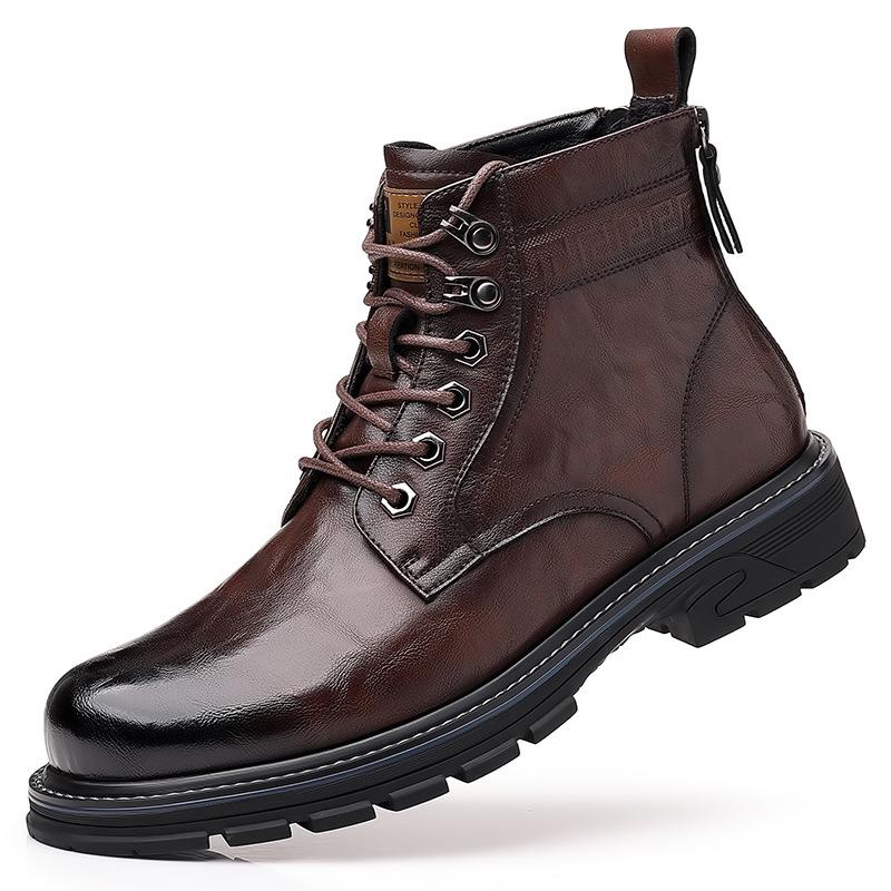 Men's Outdoor Daily Leather Mid-Calf Boots （Free Shipping）